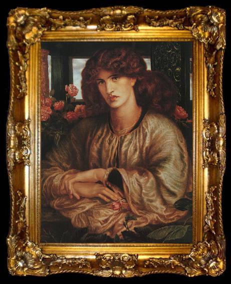 framed  Dante Gabriel Rossetti La Donna Della Finestra, ta009-2